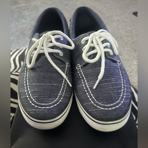 Nautica Albemarle / Navy men’s boat shoes size 9.5 - Picture 1 of 4